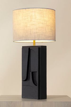 Carved Base Table Lamp | Splendido Dirsan | Oroa.com