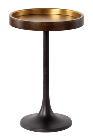 Round Bronze End Table | Splendido Tekoa