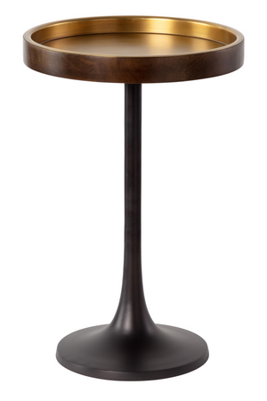 Round Bronze End Table | Splendido Tekoa