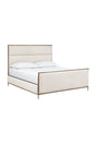 Modern European furniture - Hand-hammered Iron White King Bed - www.oroa.com