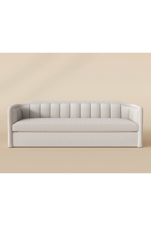 Vertical-Tufted Cream Sofa | Splendido Birrit