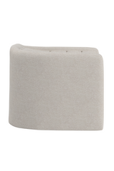 Modern European furniture - Cream Tufted-Back Swivel Armchair - www.oroa.com