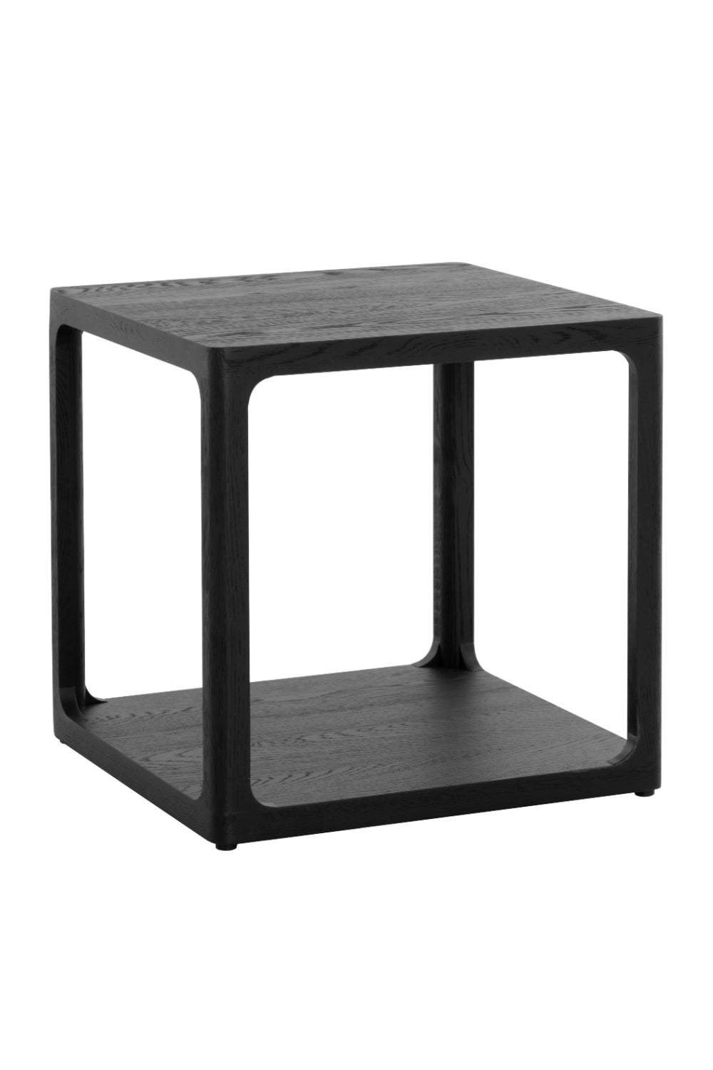 Modern European furniture - Solid Oak Square Side Table - www.oroa.com