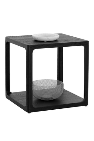 Modern European furniture - Solid Oak Square Side Table - www.oroa.com