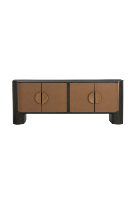 Brown Leather Look Sideboard | Splendido Dresden | Oroa.com