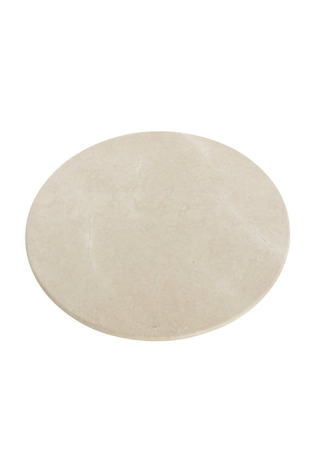 Modern European furniture - Round Cream Marble Coffee Table - www.oroa.com