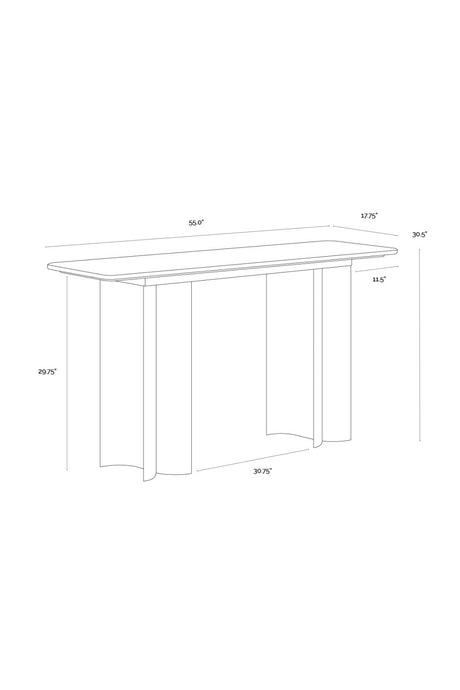 Cream Marble Console Table | Splendido Astara | Oroa.com