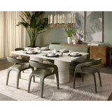 Modern European furniture - Patterned Oak 4-Door Sideboard - www.oroa.com