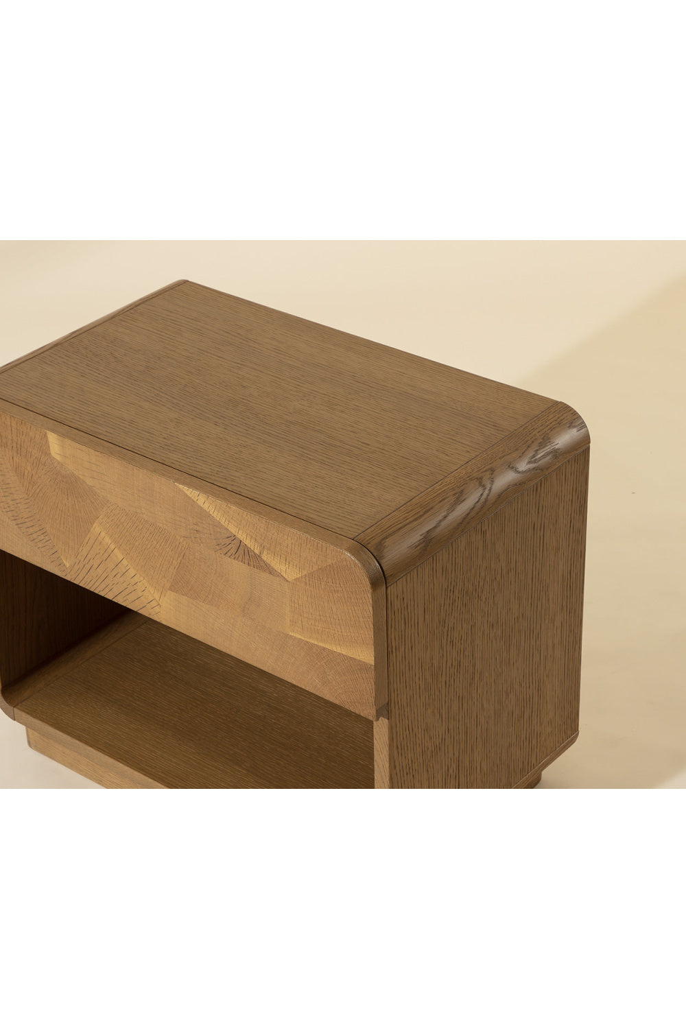 Modern European furniture - Oak Mosaic 1-Drawer Nightstand - www.oroa.com