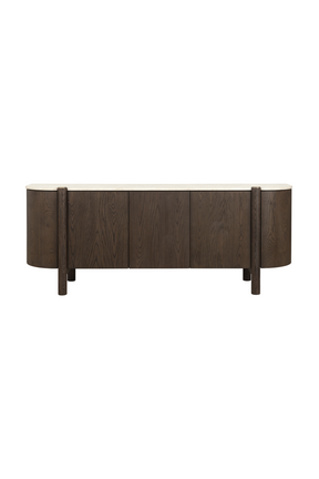 Solid Oak 4-Door Sideboard by Splendido Banyan