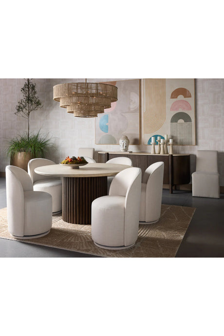 Modern European furniture - Solid Oak 4-Door Sideboard - www.oroa.com