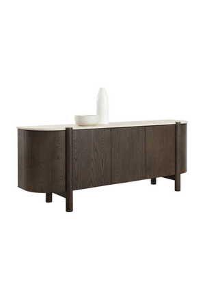 Solid Oak 4-Door Sideboard | Splendido Banyan