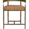 Modern European furniture - Hammered Metal Counter Stool - www.oroa.com