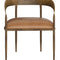 Modern European furniture - Antique Brass Framed Dining Chair - www.oroa.com