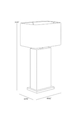 Modern European furniture - White Alabaster Table Lamp - www.oroa.com