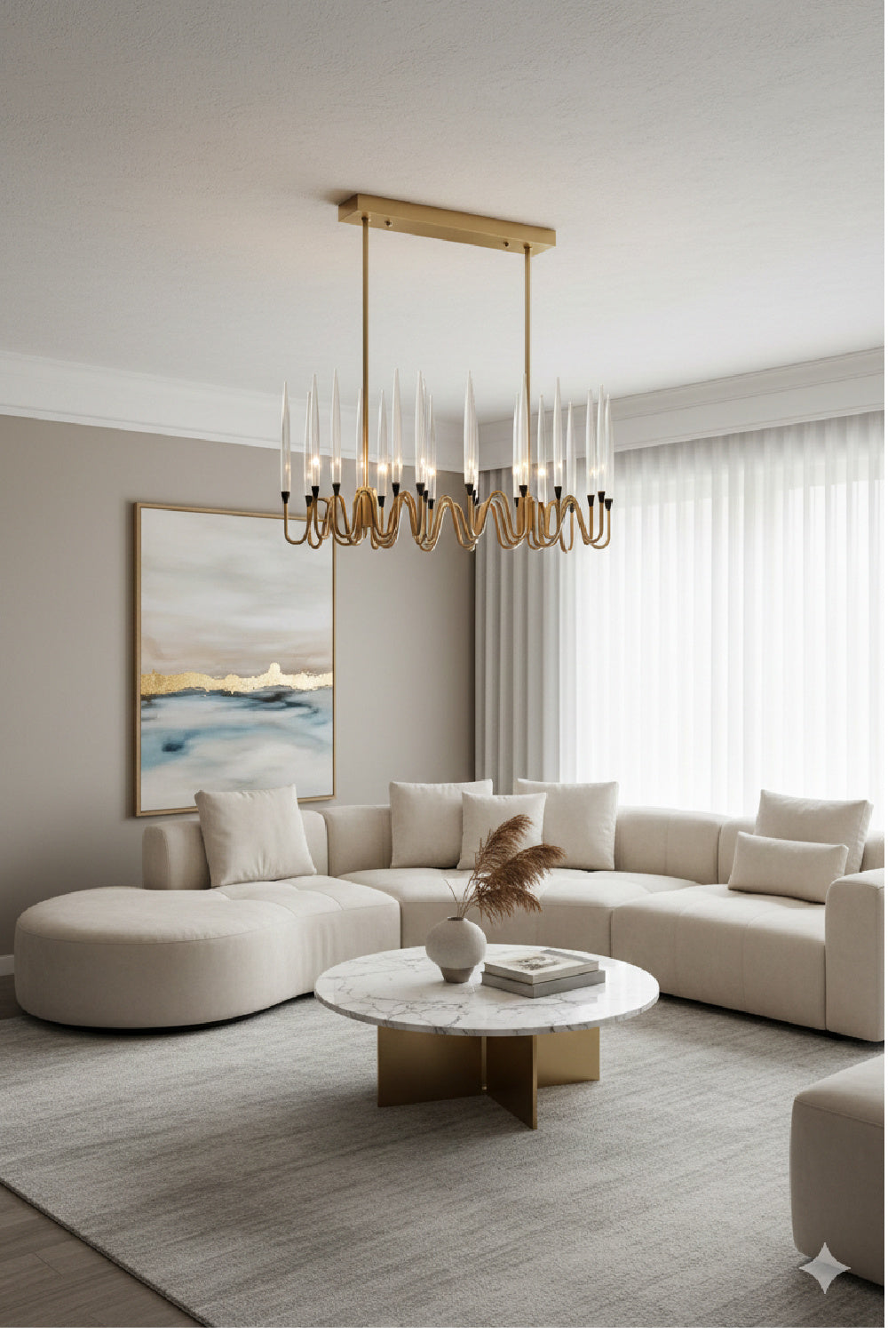 Gold Classic Style Chandelier | Splendido Hestia | Oroa.com