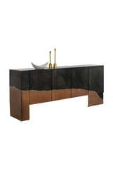 Modern European furniture - Copper Patina Accent Sideboard - www.oroa.com