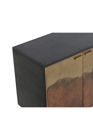 Modern European furniture - Antique Brass Ombre Nightstand - www.oroa.com