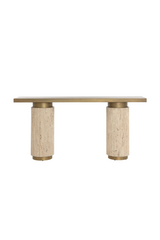 Modern European furniture - Antique Brass Console Table - www.oroa.com