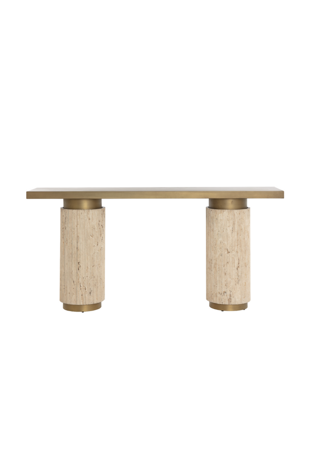 Antique Brass Console Table | Splendido Ashva | Oroa.com