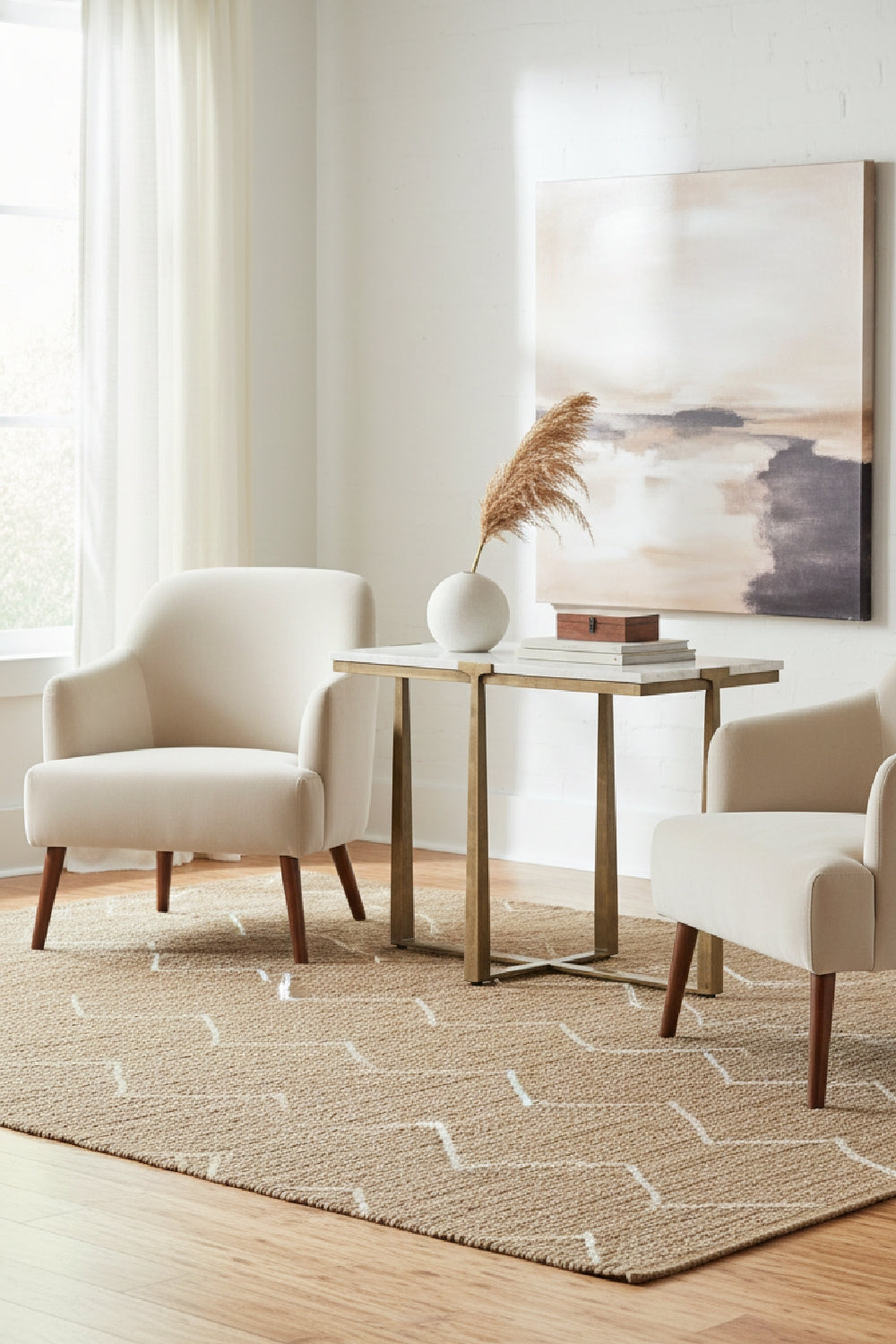 Rectangular White Marble Side Table | Splendido Cowell | Oroa.com