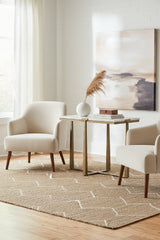 Modern European furniture - Rectangular White Marble Side Table - www.oroa.com