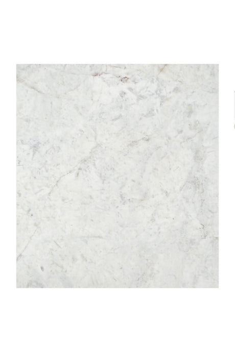 Modern European furniture - Rectangular White Marble Side Table - www.oroa.com
