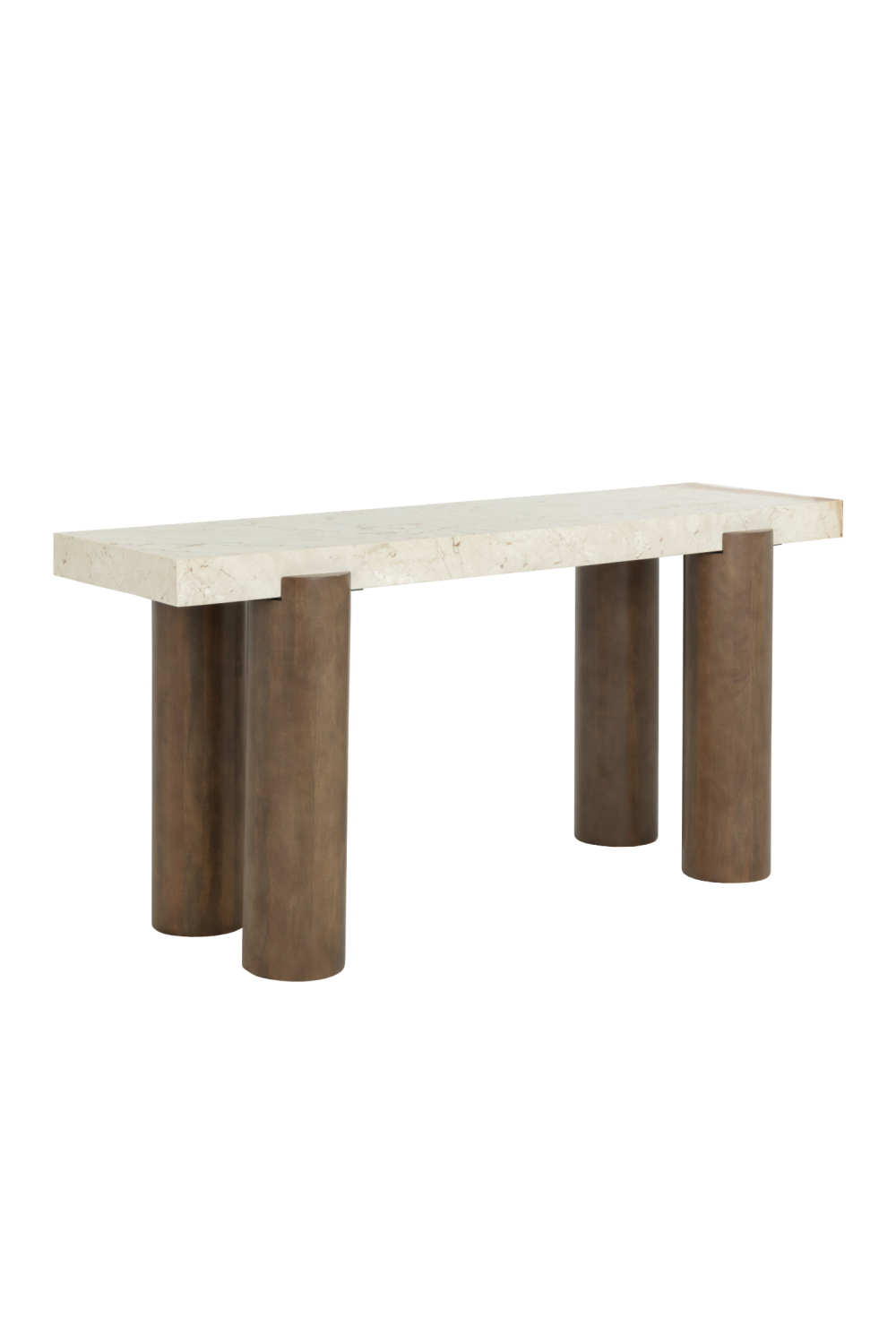   Modern European furniture - Cream Breccia Marble Console Table - www.oroa.com | Oroa.com