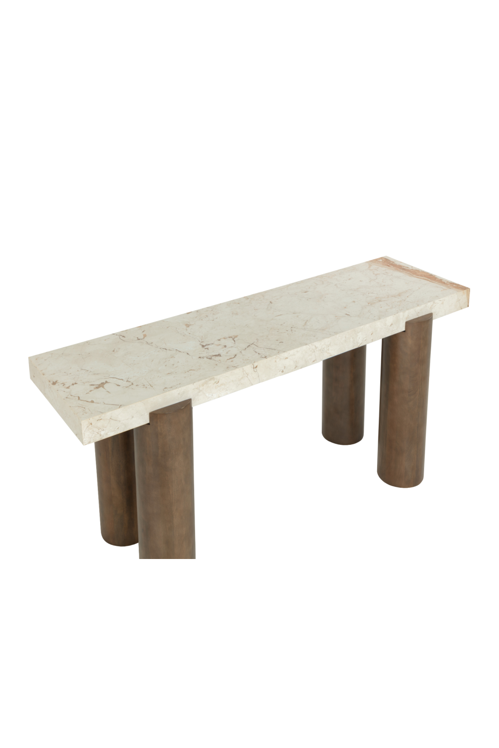  Modern European furniture - Cream Breccia Marble Console Table - www.oroa.com | Oroa.com