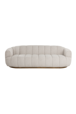 Channeled Cream Sofa | Splendido Tadeo