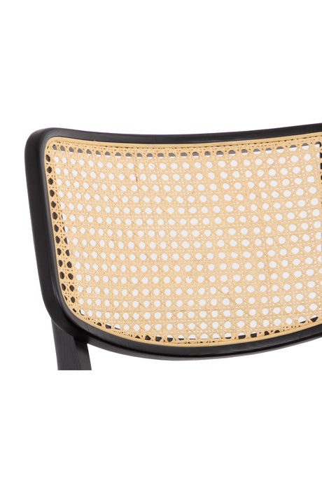 Modern European furniture - Natural Rattan Back Counter Stool - www.oroa.com