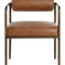 Modern European furniture - Leather Bolster-Back Dining Chair - www.oroa.com
