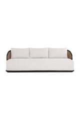 Modern European furniture - Cream Boucle Indoor/Outdoor Sofa - www.oroa.com