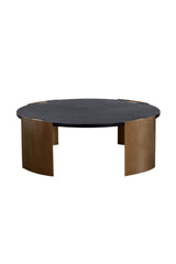 Modern European furniture - Round Concrete Indoor/Outdoor Coffee Table - www.oroa.com