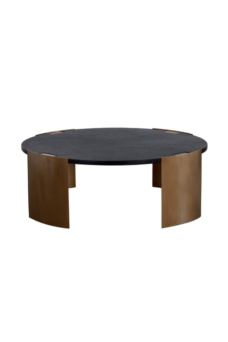 Modern European furniture - Round Concrete Indoor/Outdoor Coffee Table - www.oroa.com