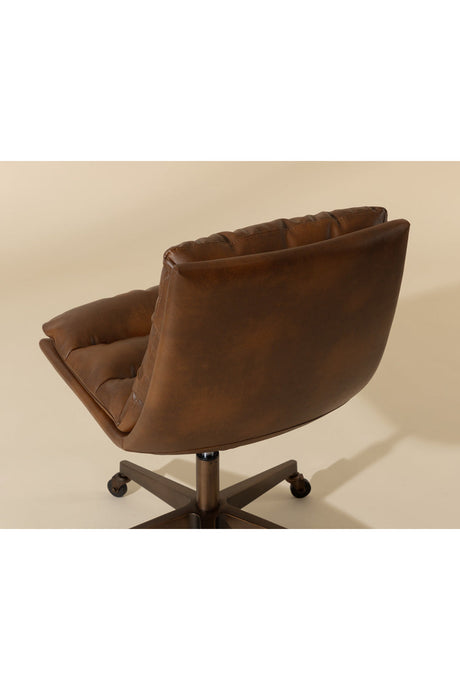 Modern European furniture - Padded Swivel Office Chair - www.oroa.com