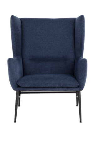 Blue Wingback Lounge Chair | Splendido Kasen | Oroa.com