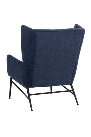 Blue Wingback Lounge Chair | Splendido Kasen | Oroa.com