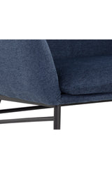 Modern European furniture - Blue Wingback Lounge Chair - www.oroa.com