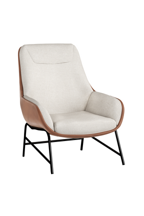 Leather Exterior Lounge Chair by Splendido Lucier Accent Chair