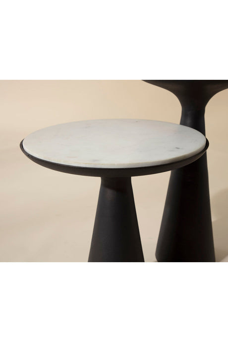Modern European furniture - Bronze Base Nesting End Tables (2) - www.oroa.com