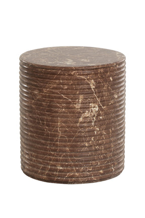 Mocha Concrete Indoor/Outdoor Stool by Splendido Riva Accent Stool