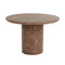 Modern European furniture - Round Indoor/Outdoor Marble Effect Dining Table - www.oroa.com