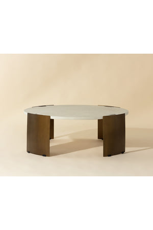 Round Concrete Indoor/Outdoor Coffee Table | Splendido Gallus | Oroa.com