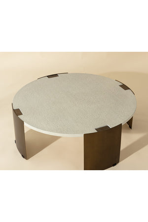 Round Concrete Indoor/Outdoor Coffee Table | Splendido Gallus | Oroa.com