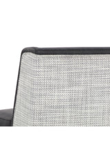 Modern European furniture - Black Bonded Leather Bar Stool - www.oroa.com
