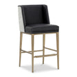 Black Leather Counter Stool by Splendido Joplin