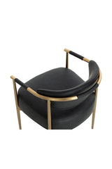 Modern European furniture - Leather Look Rope Dining Chair - www.oroa.com