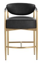 Modern European furniture - Curved Back Counter Stool - www.oroa.com