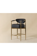 Modern European furniture - Curved Back Counter Stool - www.oroa.com